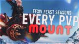 Every PVP Mount in FFXIV – ARR to EW ! | FFXIV Showcase | Dreadnaught, Menoetius, Prototype Roader +