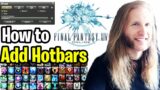 How to ADD HOTBARS in FINAL FANTASY 14 (FFXIV)