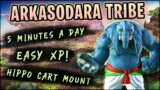 FFXIV: Arkasodara Beast Tribe [80+] (Quick XP, Hippo Cart Mount)