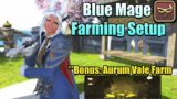How to setup FFXIV Blue Mage for farming events! Aurum Vale Farm Breakdown!