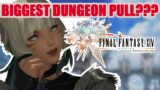 What is the BIGGEST POSSIBLE dungeon pull in Final Fantasy 14?