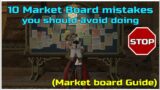 10 market board mistakes to avoid doing in FFXIV