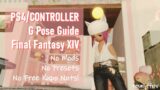 FFXIV G Pose Guide for PS4/Controller. No mods, no presets, no free kupo nuts!
