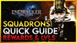 FFXIV Squadrons Quick Guide! Command missions, recruiting and rewards!