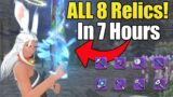 How to get ALL 8 Crafter relics tools with Macros! FFXIV Crafter Relic Guide