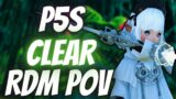 FFXIV – P5S Clear – Proto Carbuncle – RDM PoV (Crystal First)