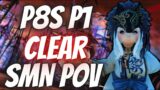 FFXIV – P8S Phase 1 Clear +- Cutscene – SMN PoV (Crystal First)