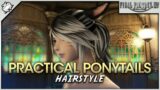 FFXIV – Practical Ponytails Hairstyle