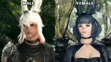 Final Fantasy XIV – New Male Viera Vs Female Viera Comparison (FFXIV: Endwalker)