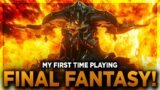 MY FIRST TIME PLAYING FINAL FANTASY! (Final Fantasy XIV) #sponsored