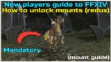 New players beginners guide to ffxiv How to unlock your chocobo mount (redux)