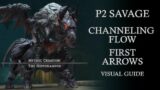 FFXIV – Channeling Flow/First Arrows Melee Uptime Visual Guide for P2S