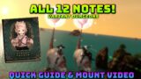 FFXIV: Quick Guide to All 12 Variant Dungeon Notes – Then Mount Preview After.