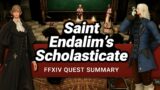FFXIV Saint Endalim's Scholasticate Story – A Complete Quest Summary
