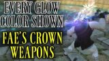 Multiple Glow Effect – The Fae's Crown Weapons (FFXIV Patch 6.2)