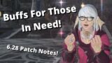 Buffs for all the jobs that were behind! FFXIV 6.28 Patch Note Reading!