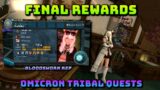 FFXIV: FINAL Omicron Tribe Quest Rank Up – Bloodsworn Rep Rewards