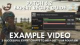 FFXIV – Patch 6.2 Expert Recipe Guide: 3 Examples of Successful Crafts for Water Otter Fountain