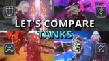 FFXIV Tank Comparison! Easy/Hard? Strong/Weak? Intense?