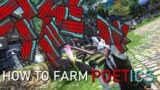 How to farm poetics in FFXIV
