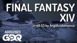 Final Fantasy XIV by Angelusdemonus in 48:53 – Awesome Games Done Quick 2023
