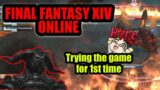 Trying out Final Fantasy XIV online for first time