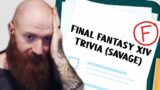 Xeno Takes the Final Fantasy 14 Trivia Quiz