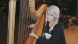 【FF14】Stars Long Dead 古の星空 Harp&violin Cover(Hythlodaeus&Venat cosplay) #ffxiv  #violin #harp