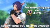 New character? Everything you need to unlock! | FFXIV