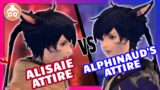 FFXIV | Alisaie Attire VS Alphinaud’s Attire (F/M/Lala)