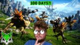 I spend 100 days in final fantasy 14!
