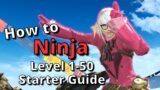 FFXIV 6.38+ Rogue/Ninja Level 1-50 Starter Guide: New to the Job? Start here!