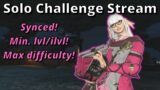 FFXIV Solo Challenge Stream! How much can you solo Synced?!