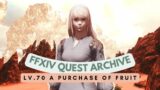 Shadowbringers: Lv.70 A Purchase of Fruit // FFXIV Quest Archive