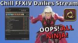 FFXIV Ninja ONLY Hangout Stream featuring Duty Roulette!