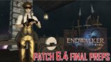 Final Fantasy XIV – Patch 6.4 Final Last Minutes Preps Im doing/done
