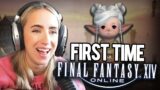 This MMO is WILD! Playing FFXIV for the FIRST TIME!