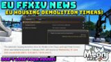 FFXIV: EU Players – LOG IN – PSA – Housing Demolition Timers Return!