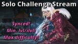 FFXIV Solo Challenge Stream! How much can you solo Synced?! #5