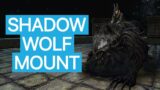 Shadow Wolf – FFXIV Shadowkeeper MogStation Mount