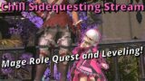 FFXIV Hangout Sidequesting Stream: Black Mage Shadowbringers Role Quest and Leveling!