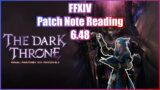 Patch Note Reading | Patch 6.48 | Final Fantasy XIV
