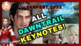 FFXIV | All 7.0 DAWNTRAIL keynotes (Short) | FanFest 2023 Las Vegas