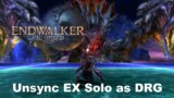Final Fantasy XIV Endwalker | Gameplay Shinryu EXTREME Trial Solo Unsync Fight as DRG