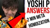 YOSHI P ANSWERS 2 Minute Meta and Job Homogenization! [FFXIV 6.5]