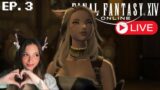 MSQ Grindin! | Let's Play Final Fantasy XIV ARR Ep.3 | 🔴LIVE🔴