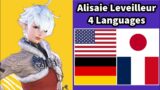 Alisae in all 4 Languages 🇺🇸 🇯🇵🇩🇪🇫🇷 | FFXIV