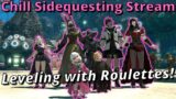 Leveling Astrologian with Daily Roulettes! FFXIV Hangout Sidequesting Stream