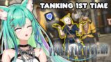 Taking on responsibilities – Tanking 1st time in FFXIV 【Reina Ronronea | globie】