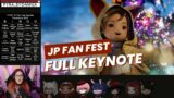 FFXIV JP Fan Fest 2024 Full Keynote Live Reaction!